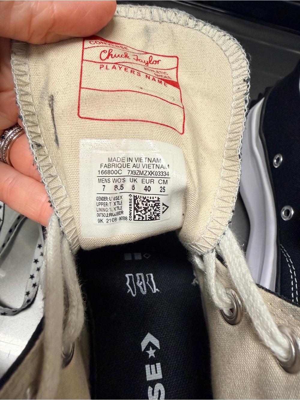 Converse Run Star Hike High-Top Sneakers - Black & White - Picture 5 of 5